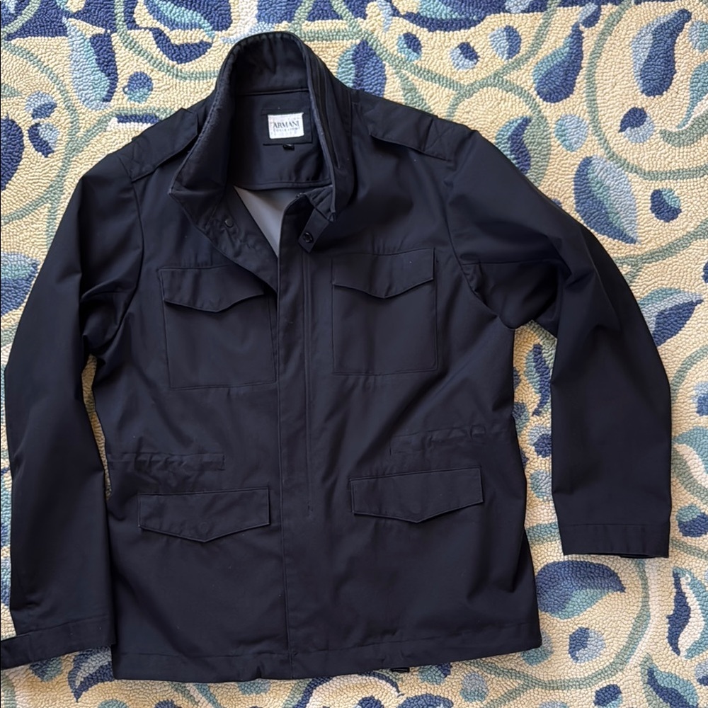 Armani Field Jacket - Size 42 (Large) in Navy (water resistant)